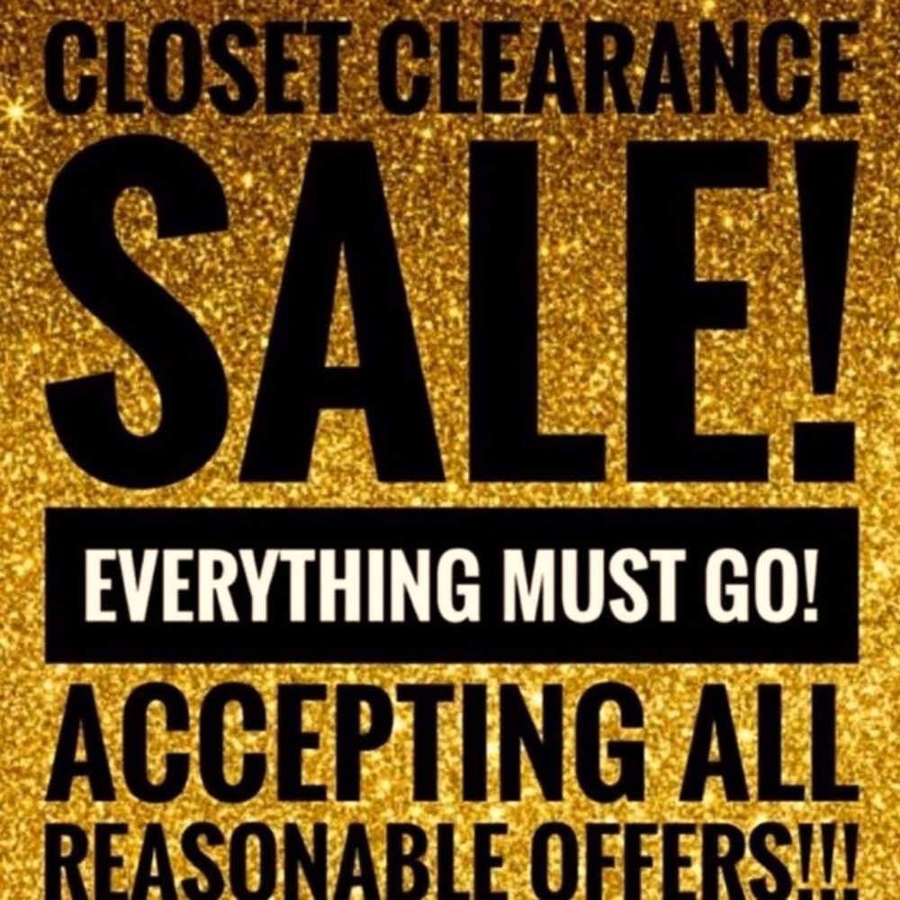 Closet Clearance